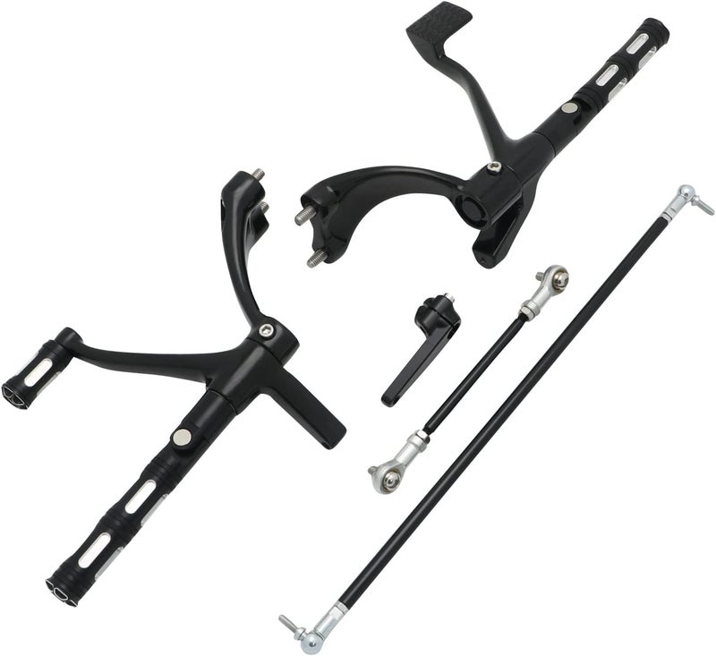 FENGREN Motorcycle Forward Controls Complete Kit Pegs Levers Linkages For Harley 2004-2013 Sportster XL 883 1200 Forty Eight XL883 XL1200 Black - Image 2
